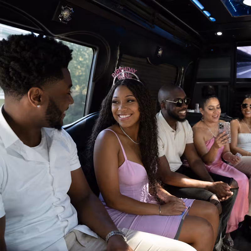 Dallas Birthday Transportation fleet vehicle