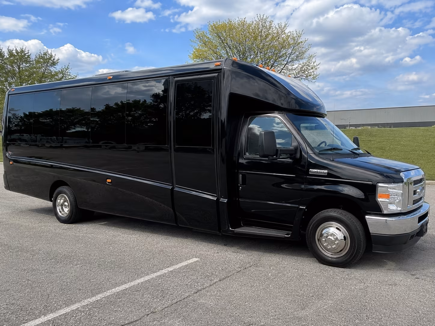 Dallas Airport Shuttle & Transportation party bus interior
