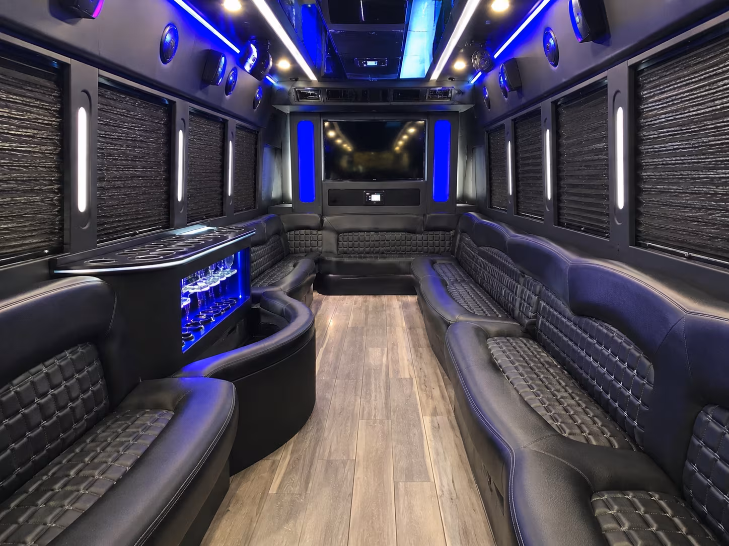 Dallas Bachelor & Bachelorette Transportation party bus exterior