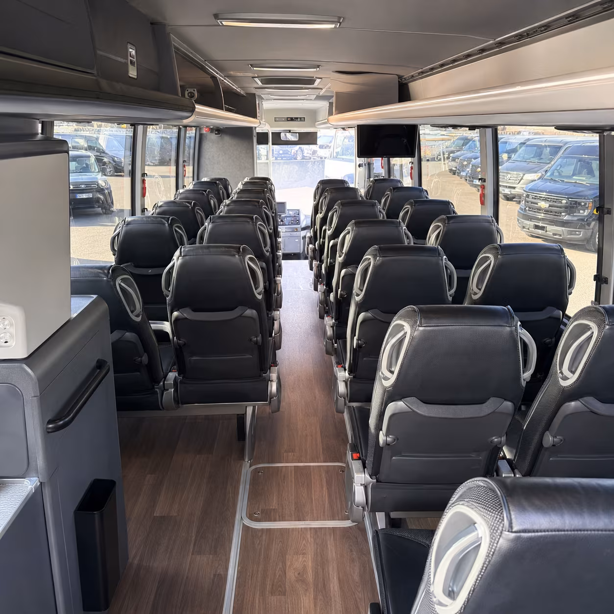 Dallas Corporate Transportation party bus exterior