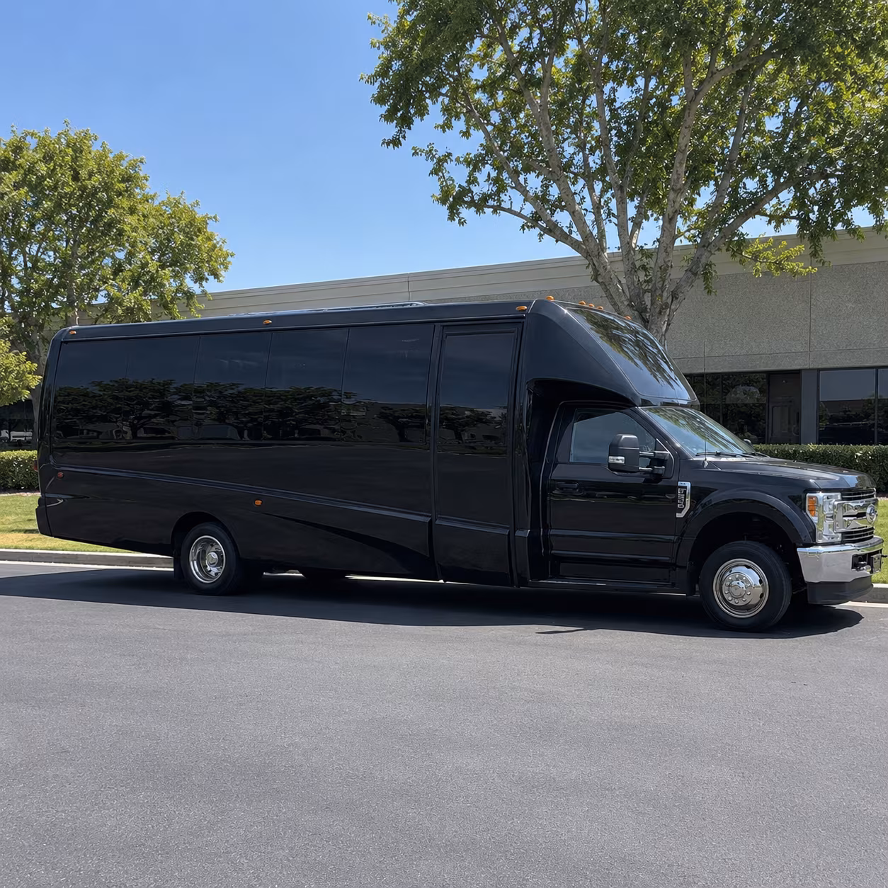 Dallas Private Event Transportation party bus exterior