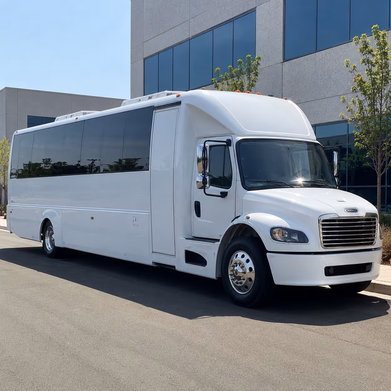 Dallas Private Event Transportation party bus exterior