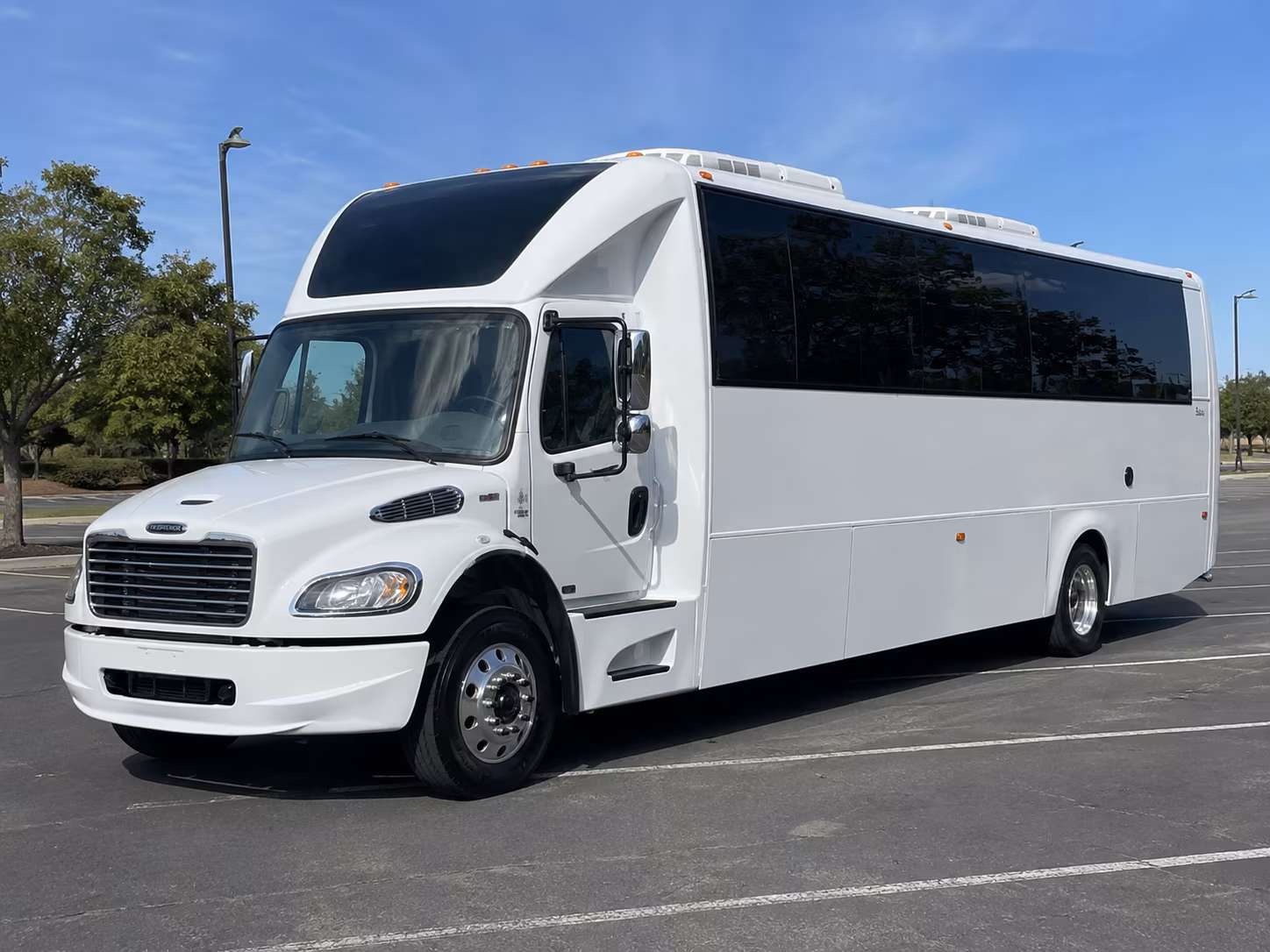 Dallas Prom & Homecoming Transportation party bus interior