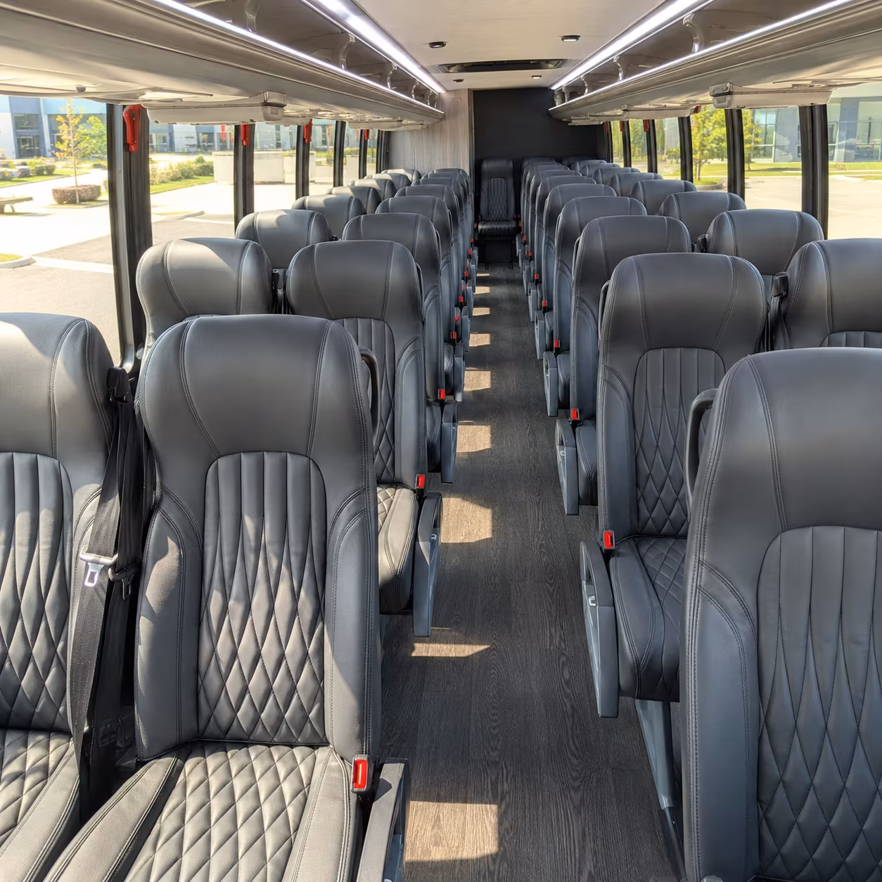 Dallas School Event Transportation party bus exterior