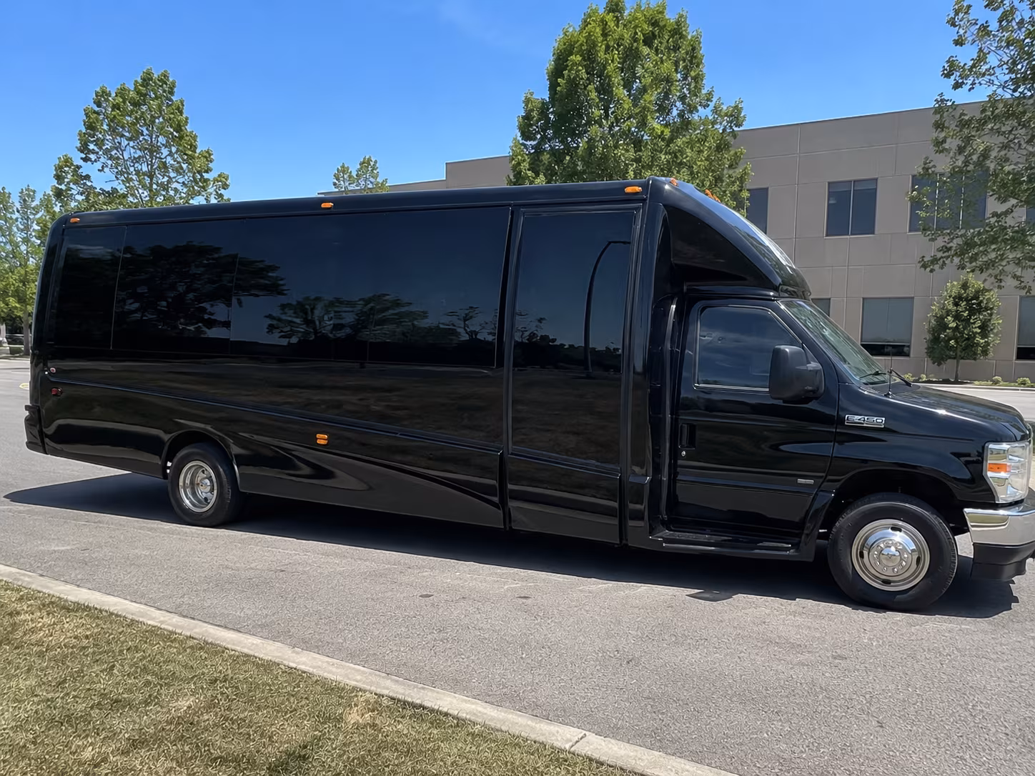 Dallas Sporting Event Transportation party bus exterior