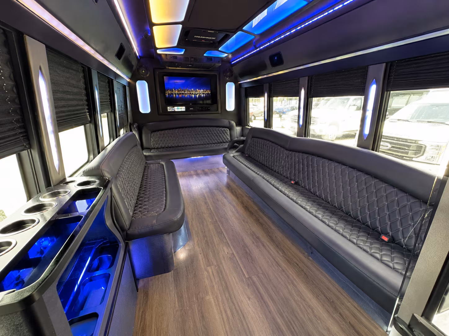 Dallas Sporting Event Transportation onboard seating