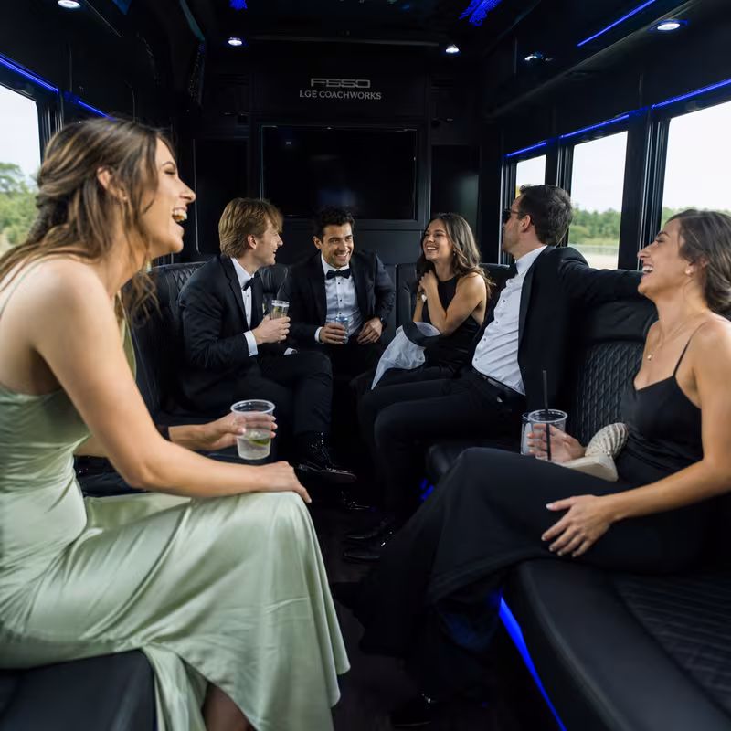 Dallas Prom & Homecoming Transportation fleet vehicle