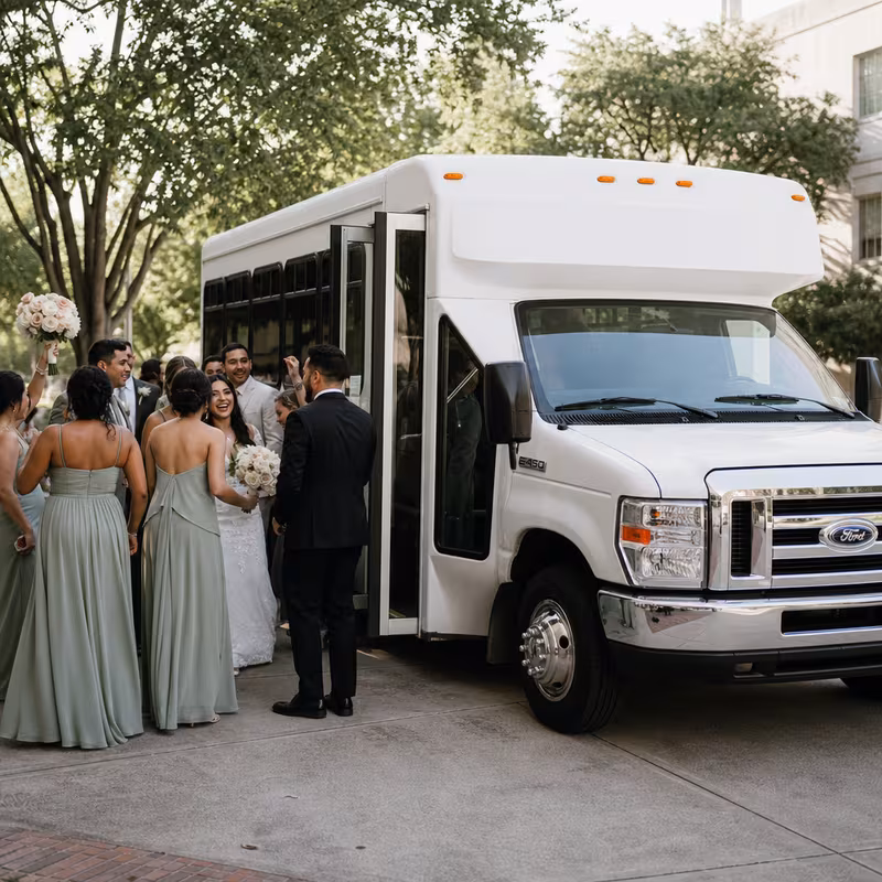 Dallas Wedding Transportation fleet vehicle