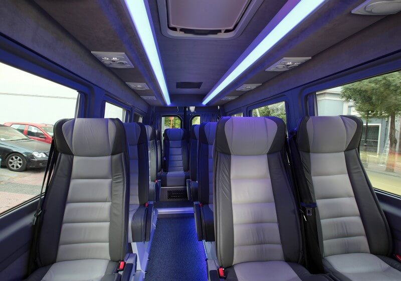 Tyler 18 Passenger Van/Minibus Interior