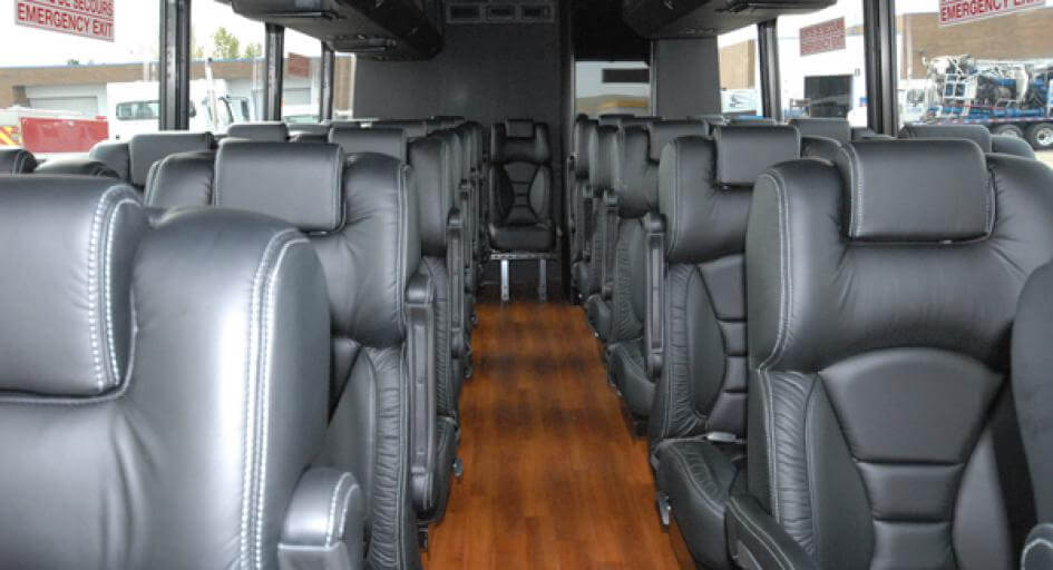Allen 20 Passenger Minibus Interior