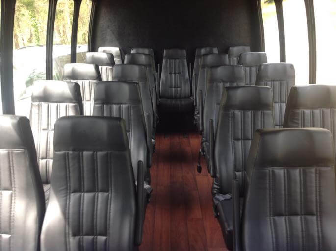 Edinburg 30 Passenger Shuttle Bus Interior