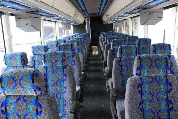 New Braunfels 40 Passenger Coach Bus Interior