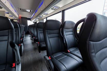 New Braunfels 45 Passenger Mini Coach Interior